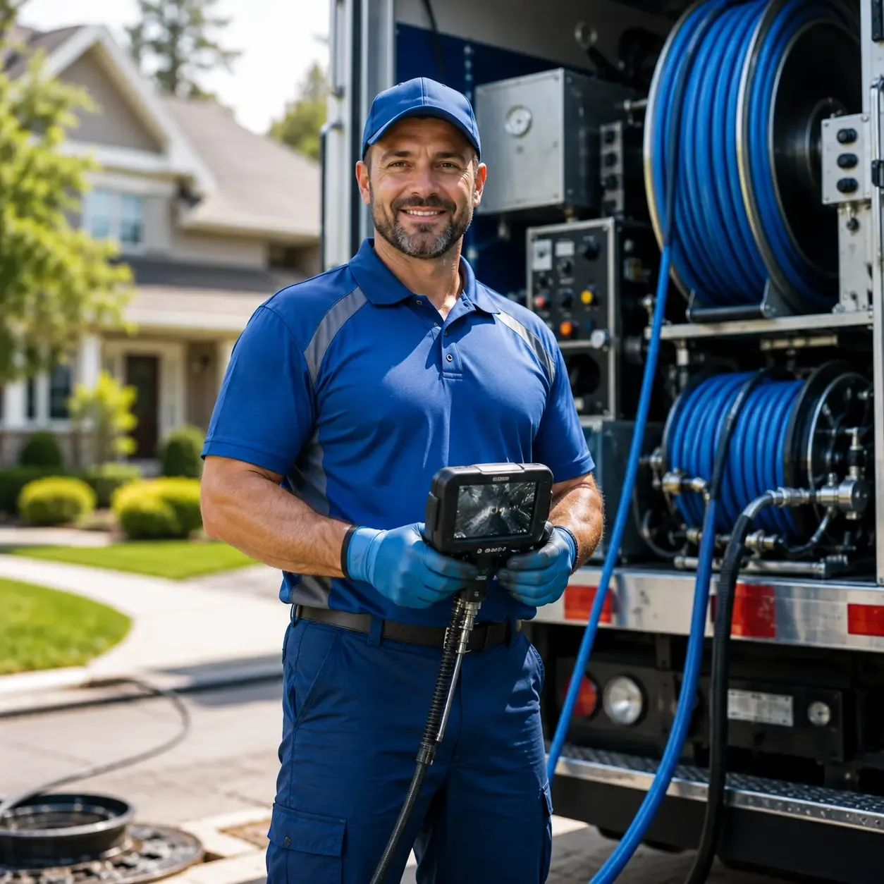 Local outdoor drain cleaning specialists in Brooklyn, WI